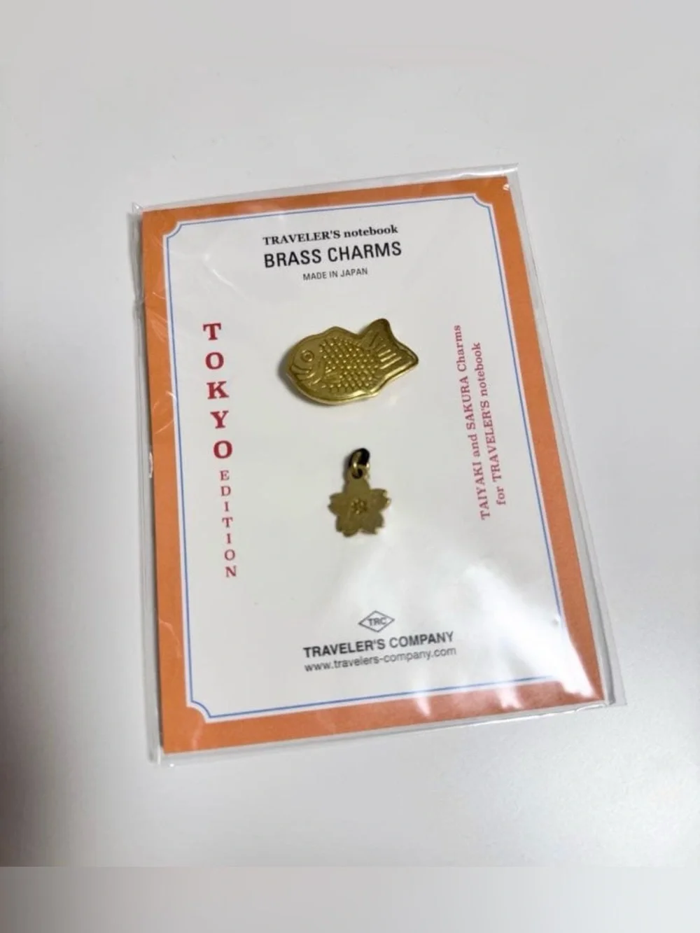 Tokyo Edition Brass Charms - Gold